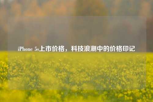 iPhone 5s上市价格,科技浪潮中的价格印记