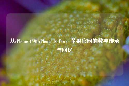 从iPhone 4S到iPhone 16 Pro,苹果官网的数字传承与回忆