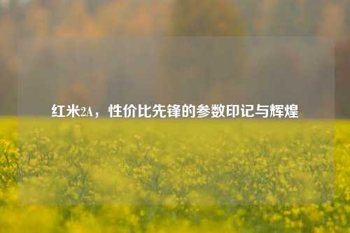 红米2A，性价比先锋的参数印记与辉煌