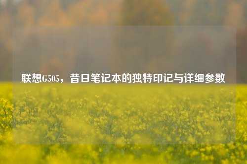 联想G505，昔日笔记本的独特印记与详细参数