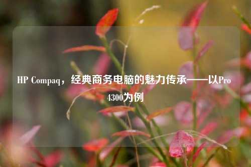 HP Compaq,经典商务电脑的魅力传承——以Pro 4300为例