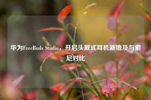 华为FreeBuds Studio,开启头戴式耳机新境及与索尼对比