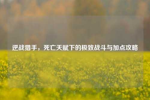 逆战猎手,死亡天赋下的极致战斗与加点攻略