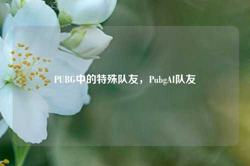 PUBG中的特殊队友,PubgAI队友
