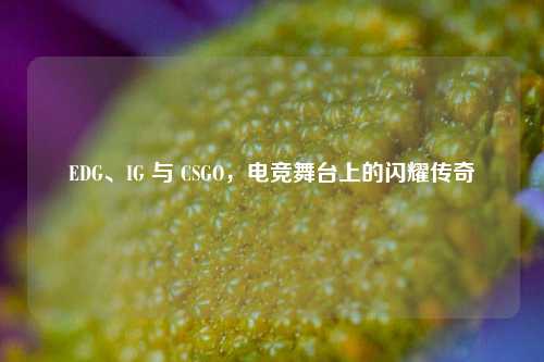 EDG、IG 与 CSGO，电竞舞台上的闪耀传奇