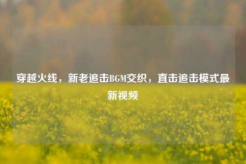 穿越火线，新老追击BGM交织，直击追击模式最新视频