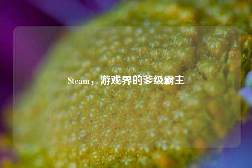 Steam，游戏界的爹级霸主