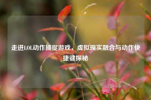 走进LOL动作捕捉游戏,虚拟现实融合与动作快捷键探秘