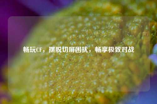 畅玩CF，摆脱切屏困扰，畅享极致对战