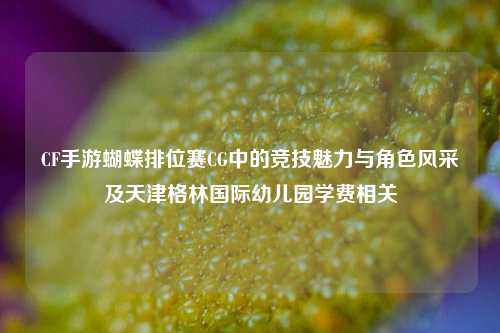 CF手游蝴蝶排位赛CG中的竞技魅力与角色风采及天津格林国际幼儿园学费相关