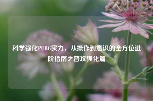 科学强化PUBG实力,从操作到意识的全方位进阶指南之普攻强化篇