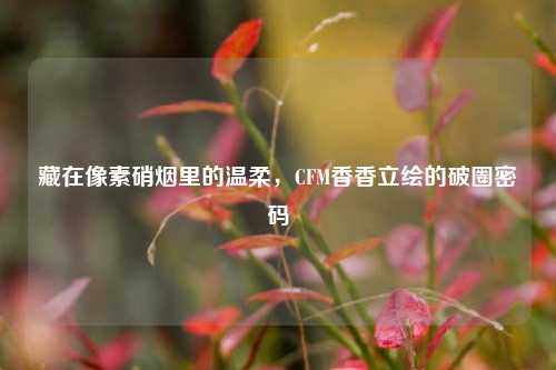 藏在像素硝烟里的温柔,CFM香香立绘的破圈密码